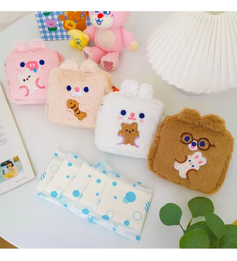 Bentoy Milkjoy 女性用生理用ナプキンバッグ 韓国の財布 女性用カードケース 透明なタンポン 日本 高品質の収納ホルダー Coin Purses Aliexpress