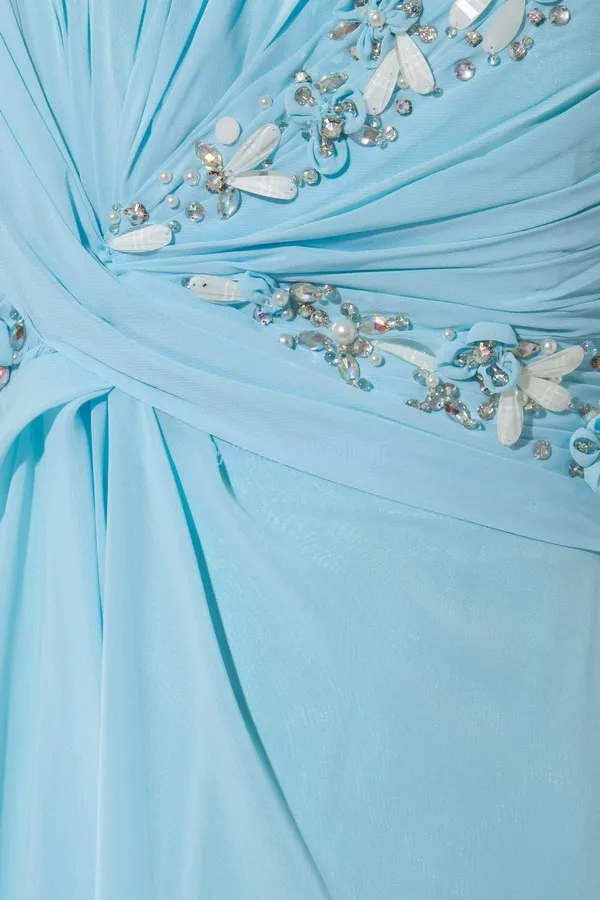 Одно плечо vestido de noiva Формальное Бисероплетение на заказ шифоновое сексуальное платье На Выпускной платья подружек невесты