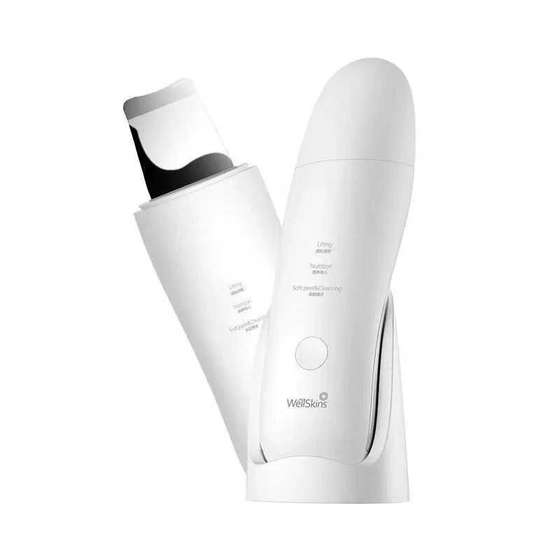 Ultrasonic Facial Skin Scrubber Deep Face Cleaning Peeling Care Device Smart home Chip Beauty Instrument | Красота и здоровье