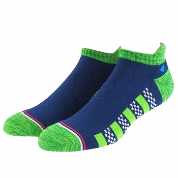 

2 Pairs Men's Green Low Cut Slipper Socks ( Terry foot)