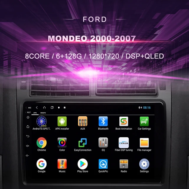 $179 Car DVD For Ford Mondeo (2000-2007) Car Radio Multimedia Video Player Navigation GPS Android 10.0 Double Din