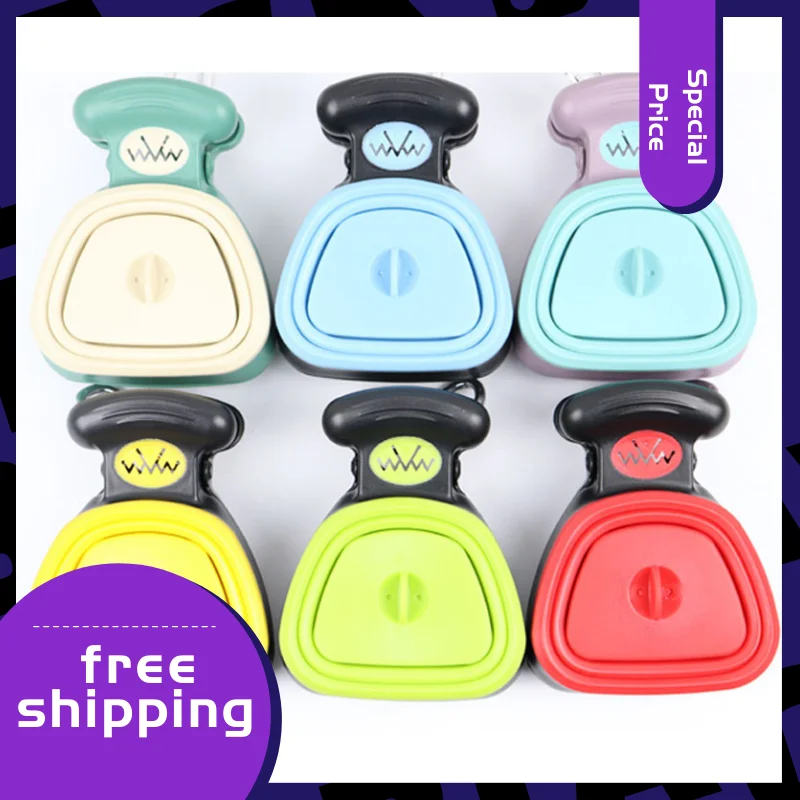 Dog Pet Travel Foldable Pooper Scooper With 1 Roll Bags