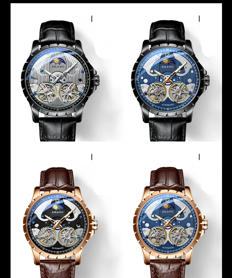 Швейцарские роскошные брендовые водонепроницаемые военные спортивные часы, мужские часы с двойным турбийоном, автоматические механические часы Relogios