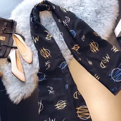 2022 Autumn and Winter New Brand Cat Imitation Cashmere Scarf Female Pentagonal Brushed Double-sided Warm Shawl Dual-use