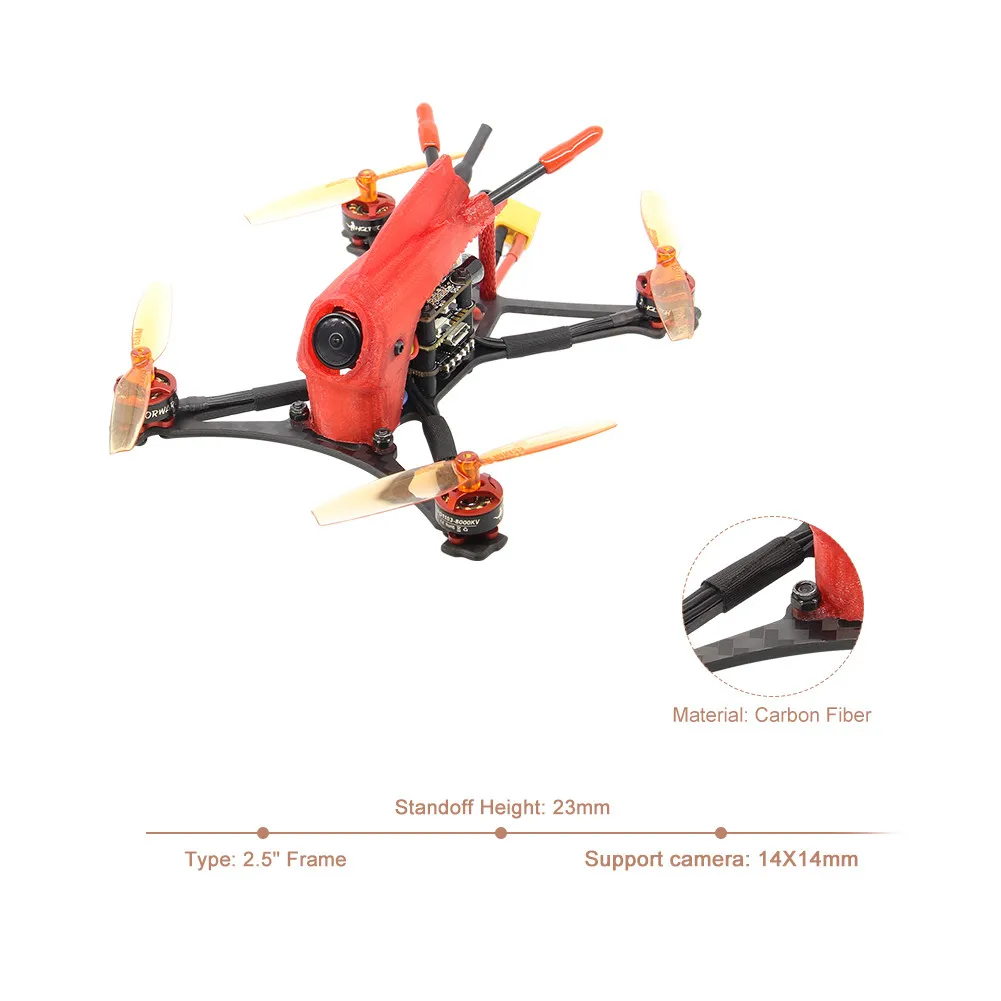Дрон 4k dji spark refaccionesHGLRC 120 FPV гоночный дрон BNF F411 управление полетом 13A 4в1 ESC 1103 моторный FPV дро дрон