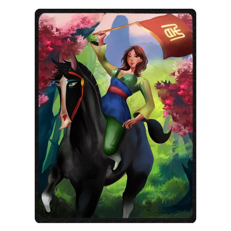 Удобное персонализированное одеяло Mulan, одеяло для дивана и кровати, теплое одеяло для детей и взрослых, детское одеяло - Цвет: 2