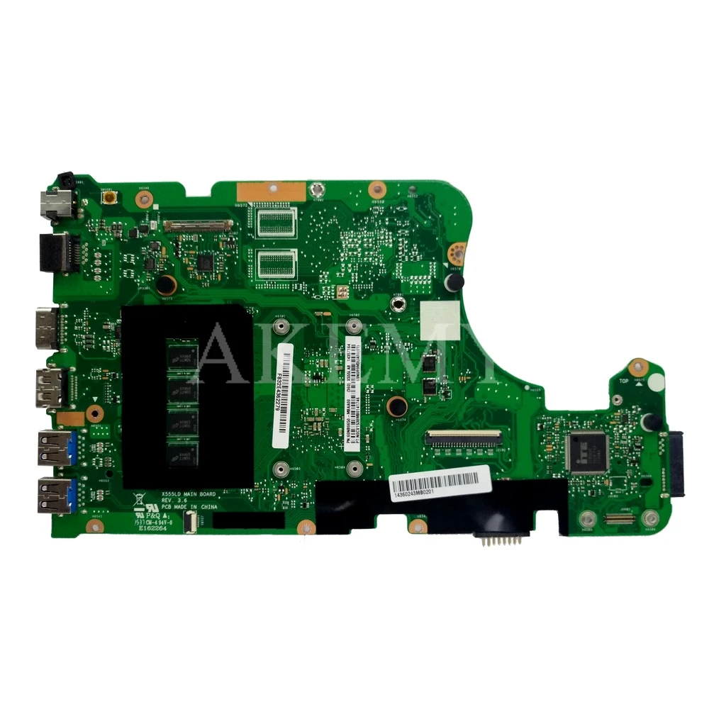X555LD REV 3.6 X555LAB Motherboard For Asus X555LJ X555LB X555LA X555L Laptop Motherboard Mainboard Test Ok  I5-5200U 4GB-RAM GM