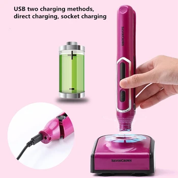 

Wireless hair curler USB rechargeable bangs Straightening roll dual purpose straight Irons splint women mini Hair straightener