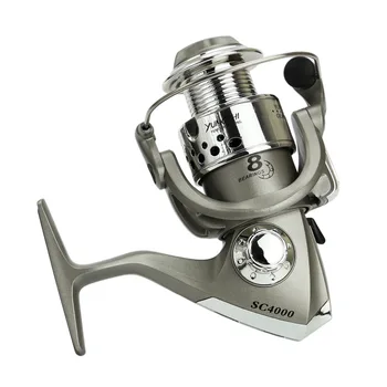 

YUMOSHI SC5000 8BB 5.5:1 Fishing Reel Fishing Feeder Spinning Reel Spinning Wheel for Boating Pod Rock Body Baitcasting Reel