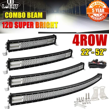 

CO LIGHT 22 32 42 50 52'' Led Light Bar 4-Rows 12D COMBO Led Work Light 12V 24V Driving Led Bar for Trucks Tractor Offroad SUV