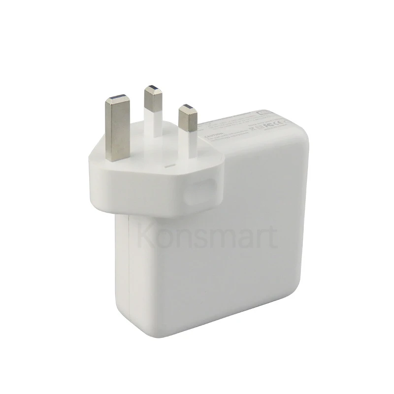 Konsmart 87 Вт PD зарядное устройство для Apple 15 дюймов Macbook Pro iPad mini iPhone 11 XR XS Max USB TypeC ноутбук адаптер питания быстрая зарядка Konsmart 87 Вт PD зарядное устройство для Apple 15 дюймов Macbook Pro iPad mini iPhone 11 XR XS Max USB TypeC ноутбук адаптер питания быстрая зарядка