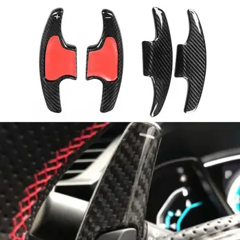 

2pcs Steering Wheel Shift Paddle Extension Fit For Honda VEZEL FIT 2018-2019 Carbon Fiber Automobiles araba aksesuar