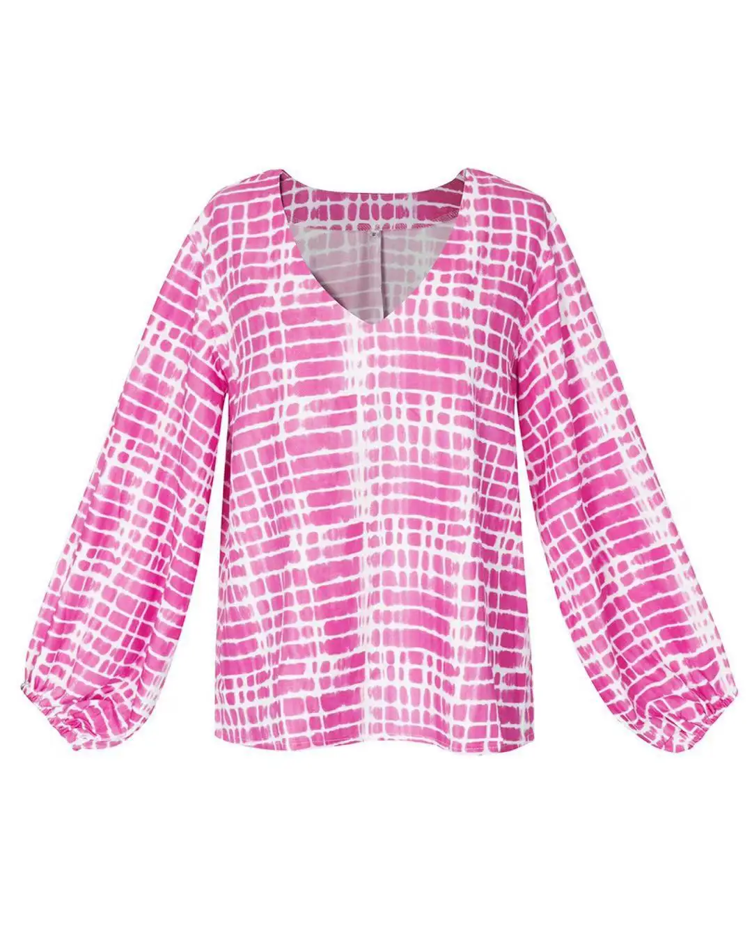 Fashion Women Casual V-neck Long Sleeve Cotton Linen Grain Vintage Autumn Shirt Loose Comfort Top New Women