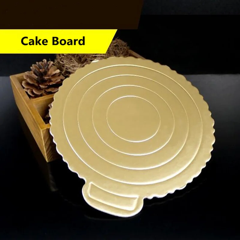 Reusable Round Mousse Cake Boards Plastic Base Cupcake Dessert Tray for Home Wedding Birthday Party | Дом и сад