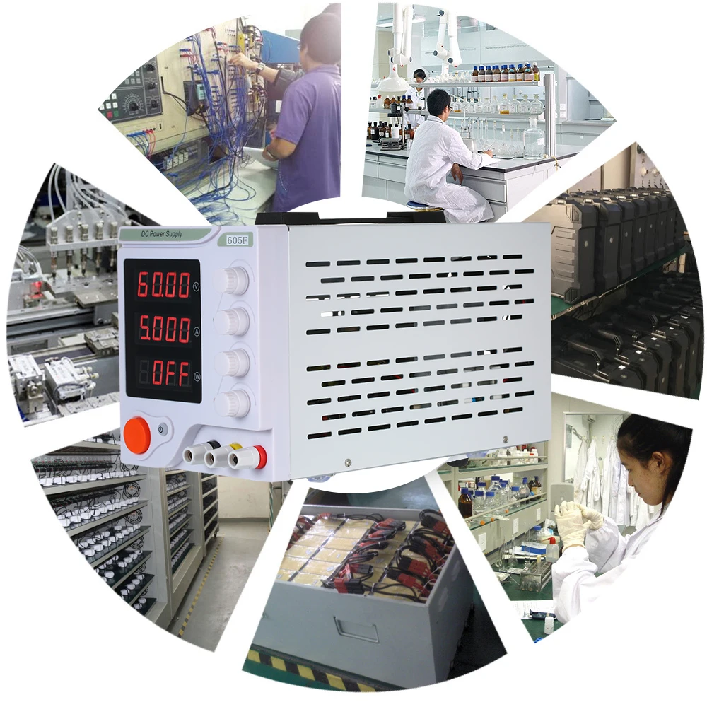 

4 Digits Display Voltage Regulator Output DC 60V 5A Voltage Stabilizer Lab Power Supply Input AC 220V 110V LED Switching Power