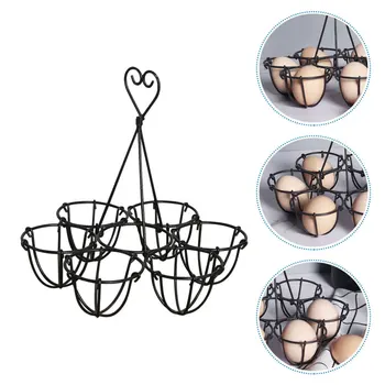 

1PC Six Hole Egg Stand Practical Egg Rack for Store Home Kitchen