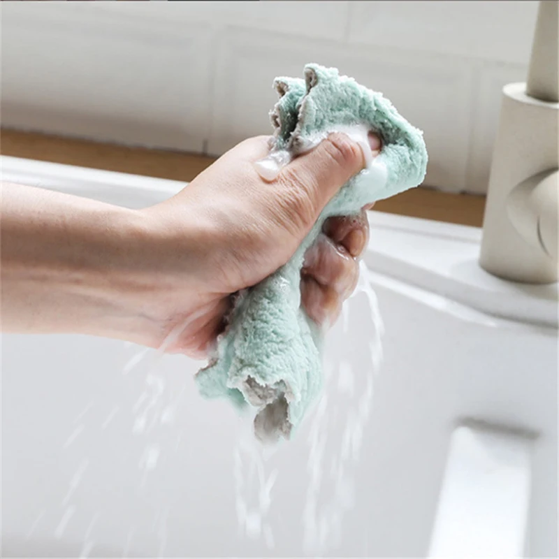 1pc Super Absorbent Microfiber Kitchen Dish Cloth High-efficiency Tableware Household Cleaning Towel Kichen Tools Gadgets Cosina 1pc Super Absorbent Microfiber Kitchen Dish Cloth High-efficiency Tableware Household Cleaning Towel Kichen Tools Gadgets Cosina