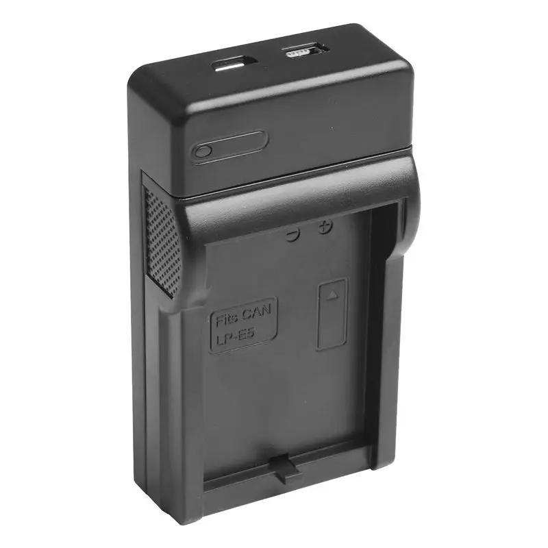 2x1200mAh LP-E5 батарея+ USB зарядное устройство для Canon 450D 500D 1000D XS Rebel X BG-E5