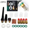 23pcs/Set TIG Welding Torch Collet Gas Lens Kit For SP WP-17 WP-18 WP-26 Welding Accessories 572942 ► Photo 2/6