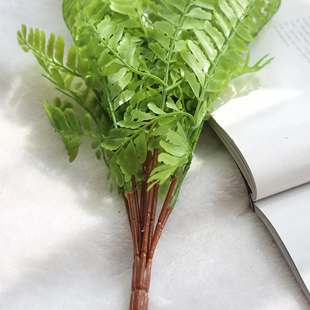 Artificial Green Plant Sage Simulates Leaf Wall Desk Fake Leaves Plant For Home Garden Decoration Simulation Fake Flower 4