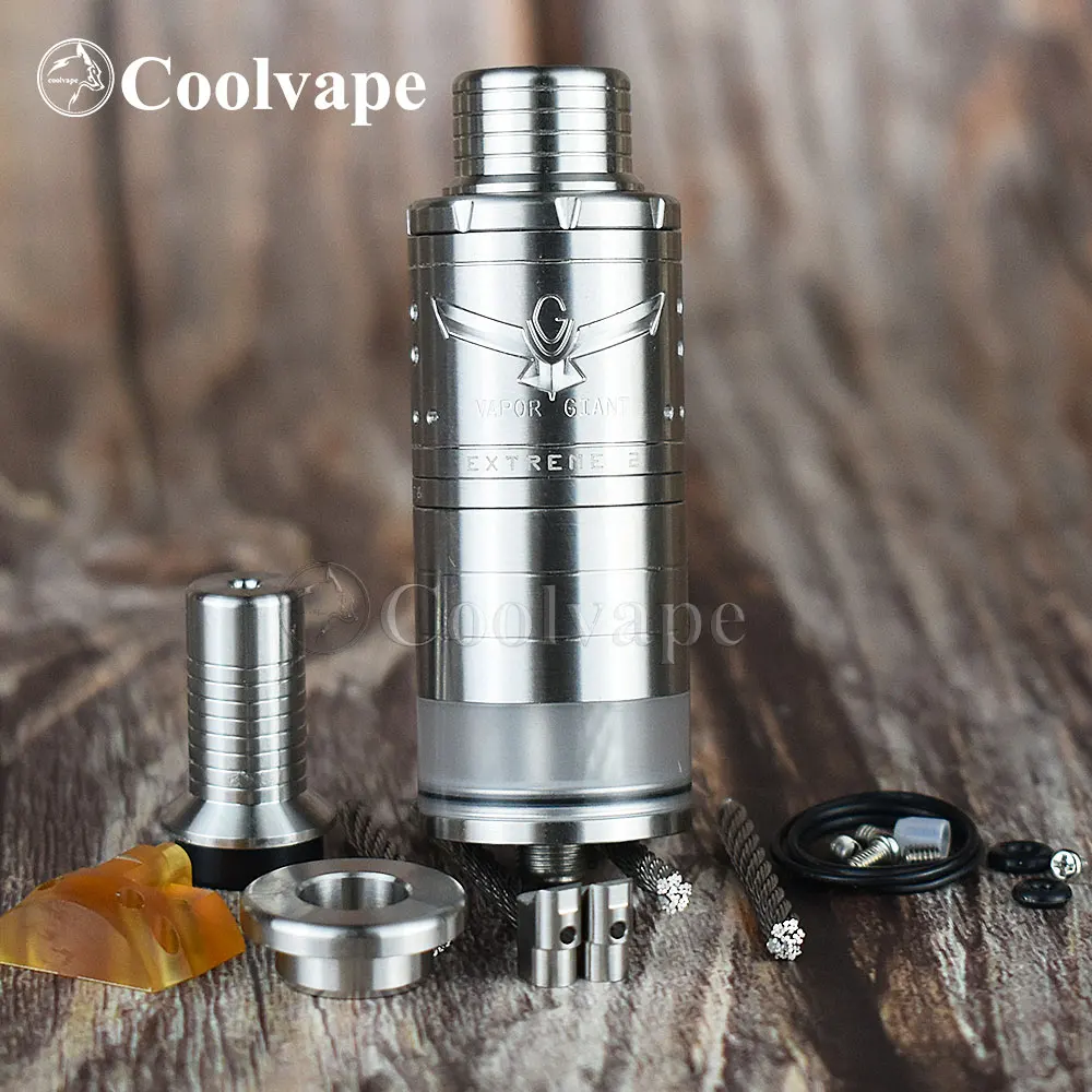 

VG Extreme V2 Style RTA 23 мм Емкость 6,5 мл регулируемый поток воздуха rta 316ss распылитель испаритель rta