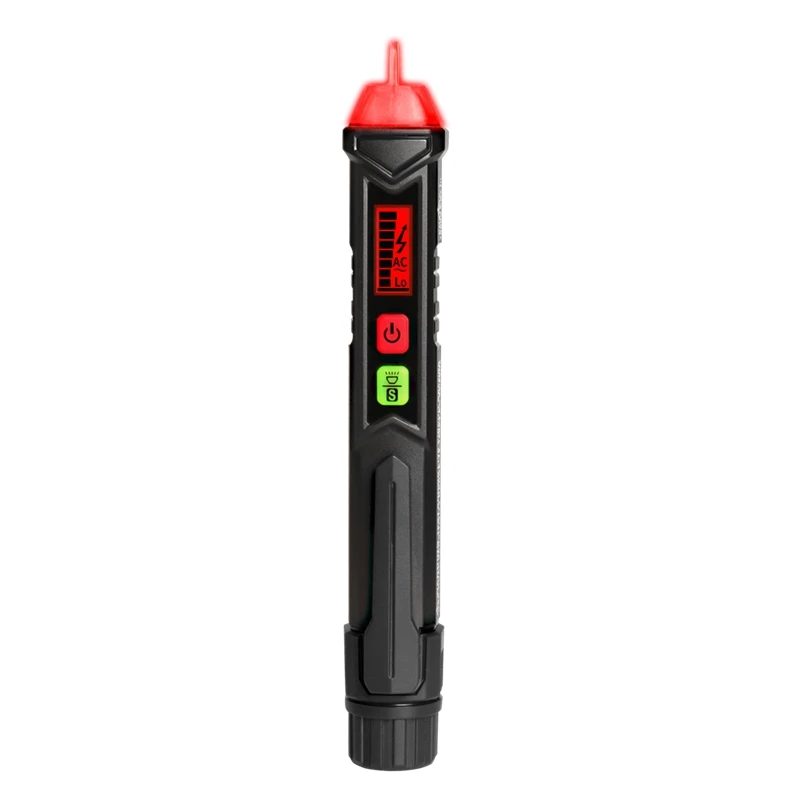 WinAPEX ET8900 интеллигентая(ый) Бесконтактный Напряжение детектор 1000V ЖК-дисплей Дисплей ручка электроскоп со звуком светильник сигнализации светодиодный вспышка светильник