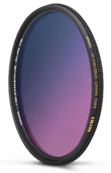 

67 72 77 82 mm Nano mc soft GND16(1.2) nd Gradual Color graduated gradient mirror GC-GRAY Neutral Density camera lens Filter