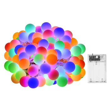 

Multi Color LED Ball Chain Light Waterproof Fairy Lamp Outdoor Battery String Light Atmosphere Lighting for Wedding Christmas