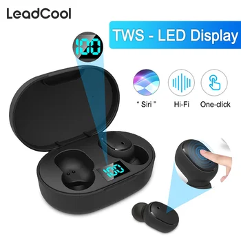 

TWS 5.0 Bluetooth Wireless Earphones Button Control 3D Stereo Bass Earbuds Handsfree Hifi Headset With microphone charging box