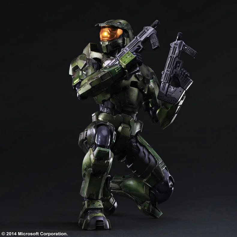 Новинка Halo2 Play Arts Kai Master Chief фигурка Юбилейная серия