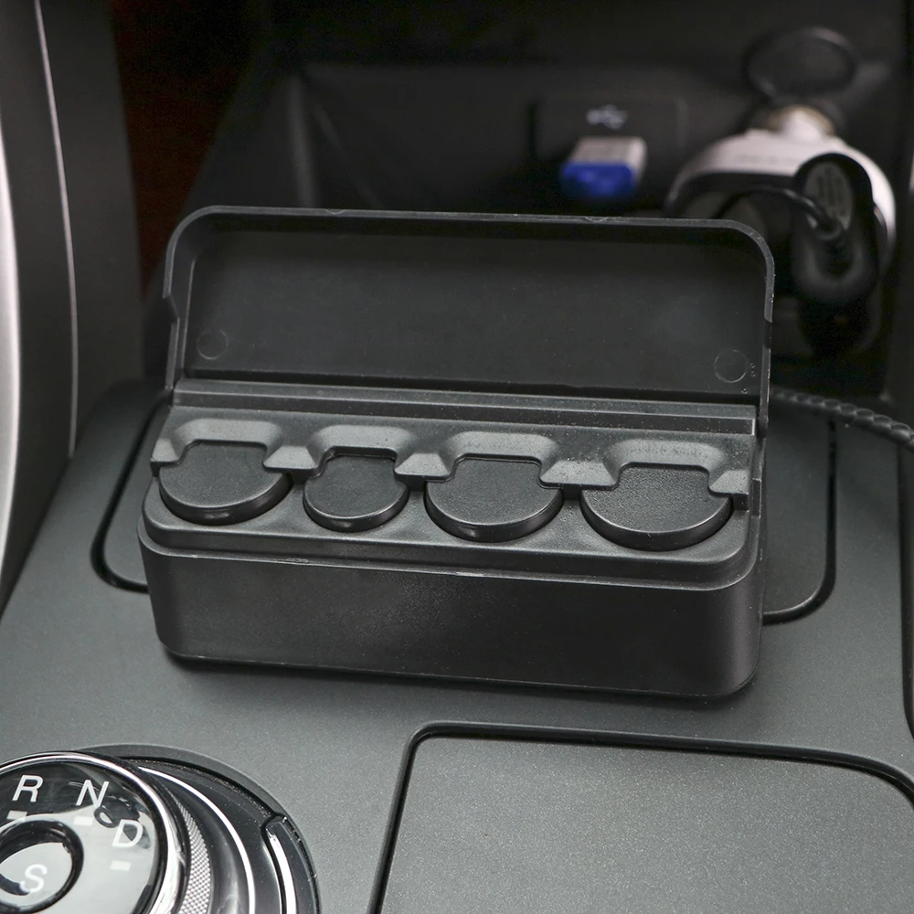 Автомобильный чехол для монет, коробка для хранения, держатель, контейнер для Kia Sportage QL KX5 Mazda CX-5 hyundai Tucson Audi Q2 Seat Ateca Fiat 500
