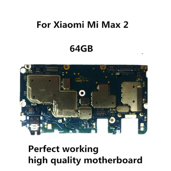 

64GB Unlocked Main Board Mainboard Motherboard With Chips Circuits Flex Cable For Xiaomi Mi Max 2 Max2