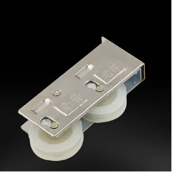 

Double Wheel Door Window Single Wheel Pulley Roller for Plastic and Aluminum Alloy Slide Door Groove Track Pulley Accessories