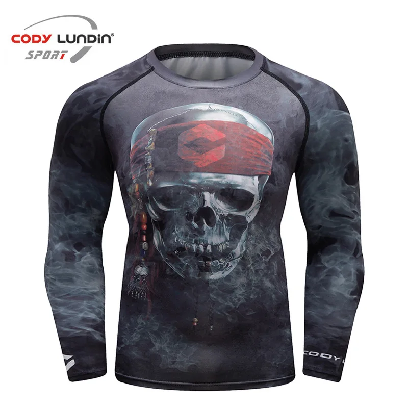 Long Sleeve Running Compression Shirt Men's Sport T Shirt Quick Dry  Fitness Workout Training Sweatshirt Jogging Gym Shirts