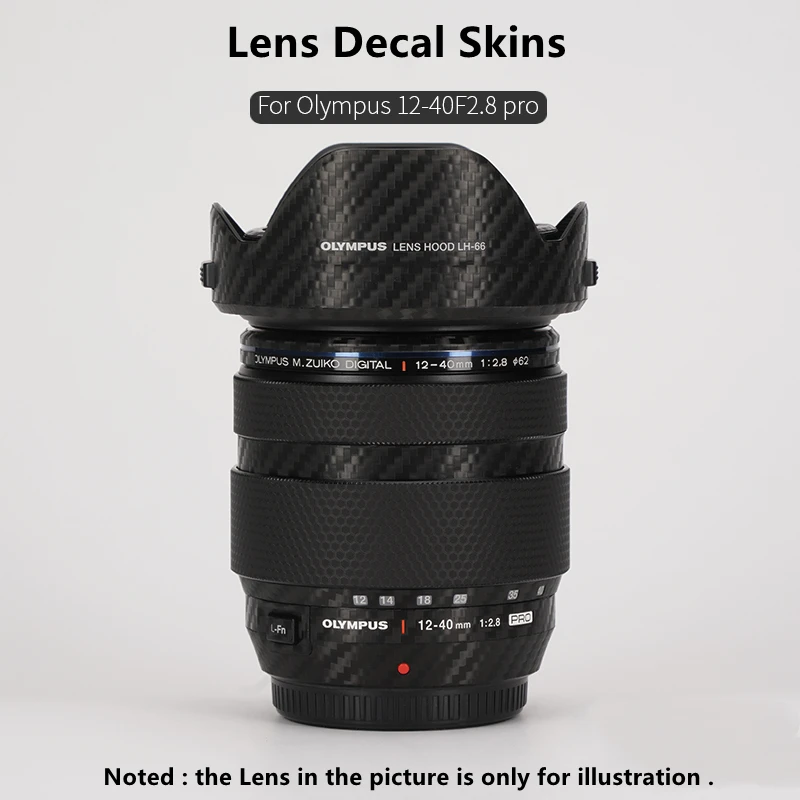 12-40F2.8 PRO Виниловая наклейка для объектива OLYMPUS M.ZUIKO DIGITAL ED 12-40 мм f/2 8 Защитная пленка