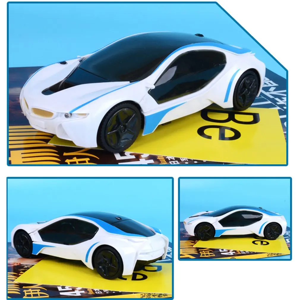2020 Cool Universal LED Light Music Electric Flashing Cars Toys For Children Early Educational Sound Car Toys Boys New Year Gift