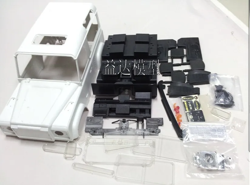 1/10 RC Рок Гусеничный белый корпус для 1/10 D90 Lannd rover defender