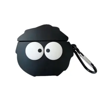 

Cartoon Earphone Case With Hook Fashion Cool Coal Protective Case Silicone Cover PVC Full Shell for Sony WF-1000XM3