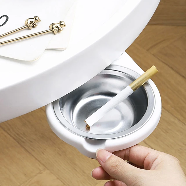 2023 Portable Ashtray Stick-Hanging Stainless Steel Ashtray For Toilet Home  Office Simple New Cigarette Tools Case Houseware - AliExpress