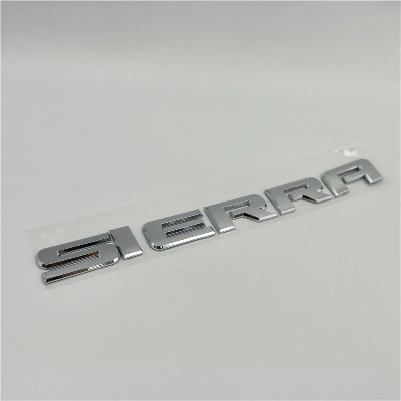 Rear Trunk Tailgate Emblem Front Side Door Logo Nameplate For GMC Acadia Yukon Sierra Terrain Denali