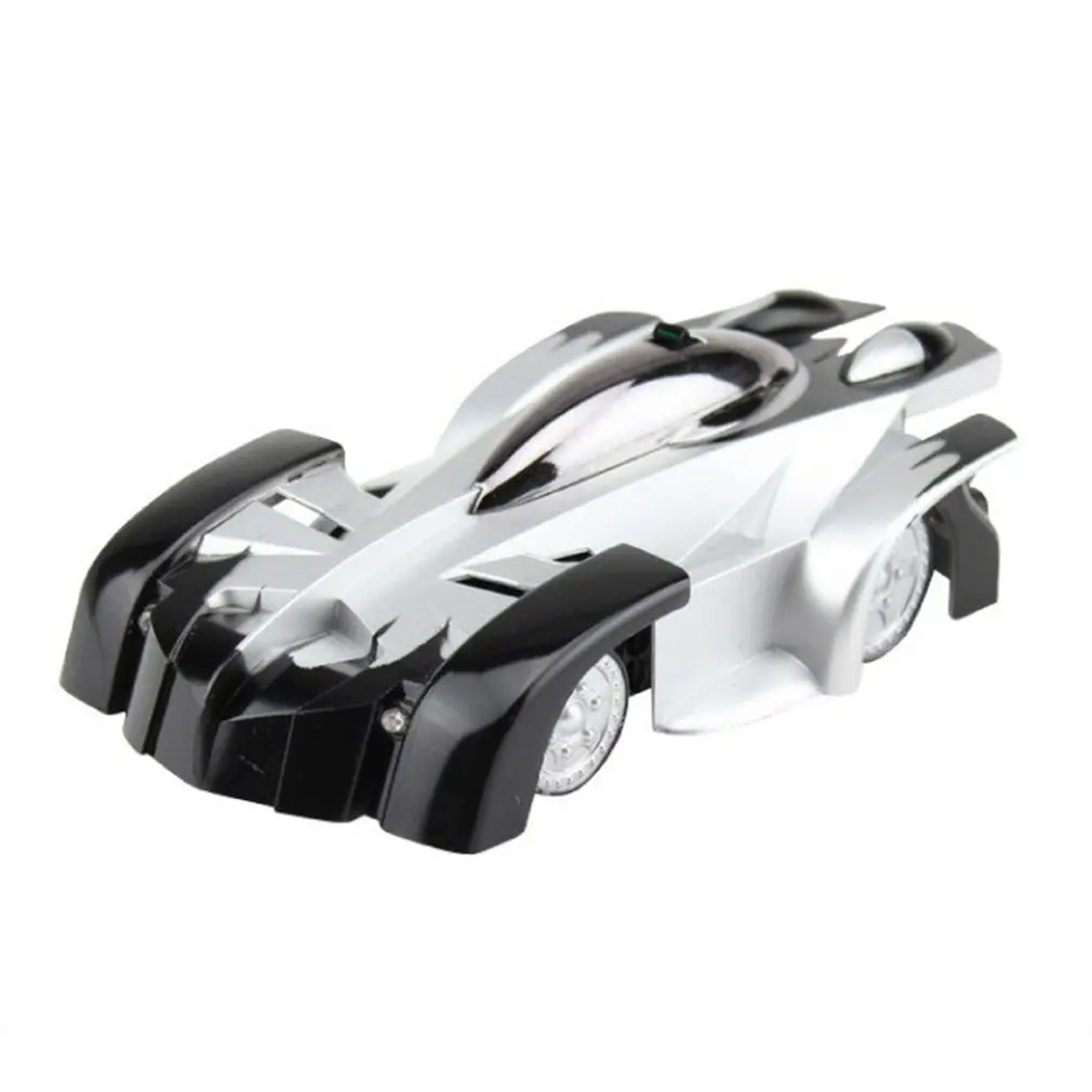 Горячая RC автомобиль настенный гоночный автомобиль игрушки подъем потолок подъем через стену пульт дистанционного управления антигравитационная игрушка модель автомобиля подарок для детей - Цвет: Черный
