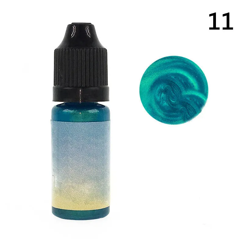 Горячая распродажа 24 Цвета Перламутровый пигментный порошок MICA Rainbow UV из эпоксидной смолы ремесло DIY ювелирных изделий HVR88