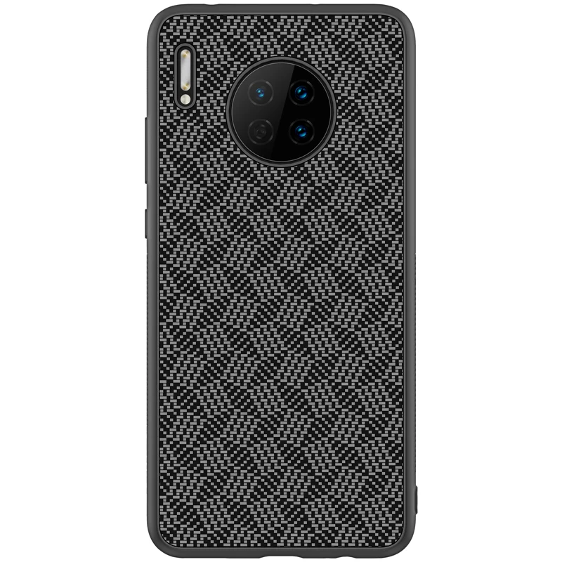 Чехол для huawei mate 30 NILLKIN из синтетического углеродного волокна и нейлона в клетку с текстурой бампера задняя крышка для huawei mate 30 Чехол