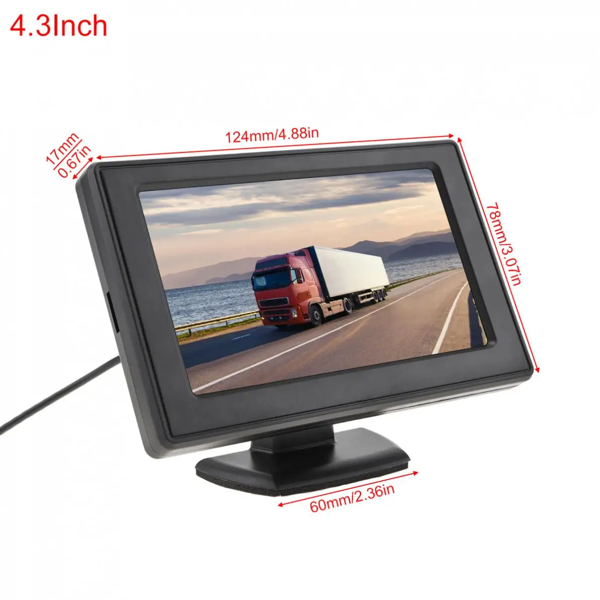 4,3 дюймов Беспроводная резервная камера заднего вида камера система HD TFT lcd монитор заднего вида для автомобиля+ камера для внедорожника RV пикап
