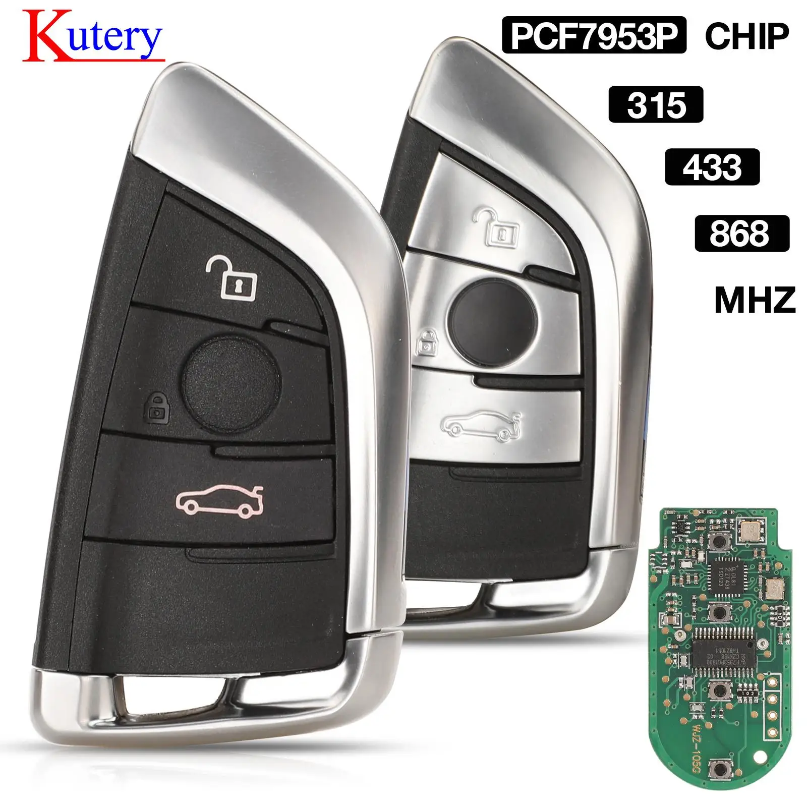 Модифицированная модель Kutery 315/433/868 МГц 3BTN для BMW F CAS4 CAS1 2 3 4 5 6 7 серии X5 X6 + Фем 2011-2017 |