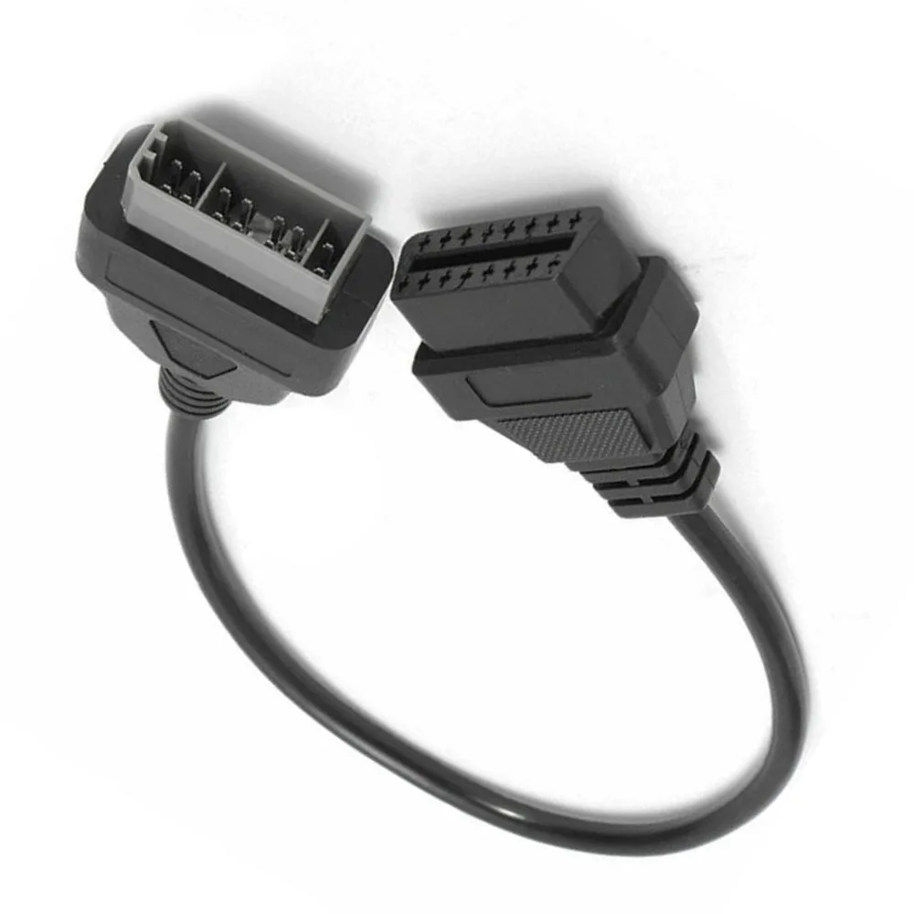 OBD к OBD2 Диагностический кабель автомобиля код читателя замена разъема для NISSAN