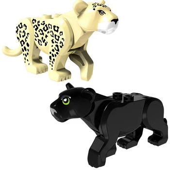 

Panther Block Figure Kids Toy Jungle Adventure Wild Animals Building Blocks Models Children Gift Toys
