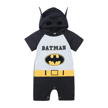 

Summe Toddler Baby Girls Boys Hoodie Romper cartoon bat Jumpsuit fashion Short Sleeve Cosplay cute Sunsuit 0-18M
