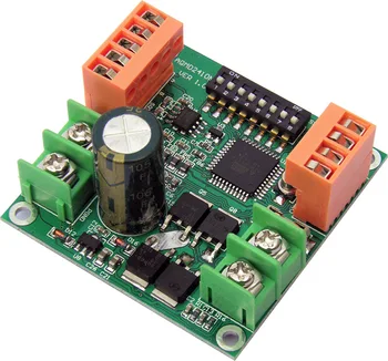 

AQMD2410NS 12 / 24V 180W Professional DC Motor Driver Current PID Control