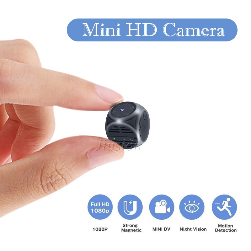 EgalBest Home Security 1080P Camera Neckless Photo Video Loop Recording Camcorder Mini Cam